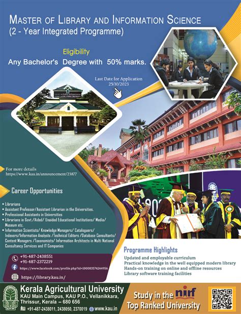 Kerala Agricultural University-Master of Library and Information ...