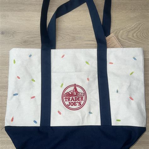 Hand embroidered Trader Joe's tote bag! Mini... - Depop