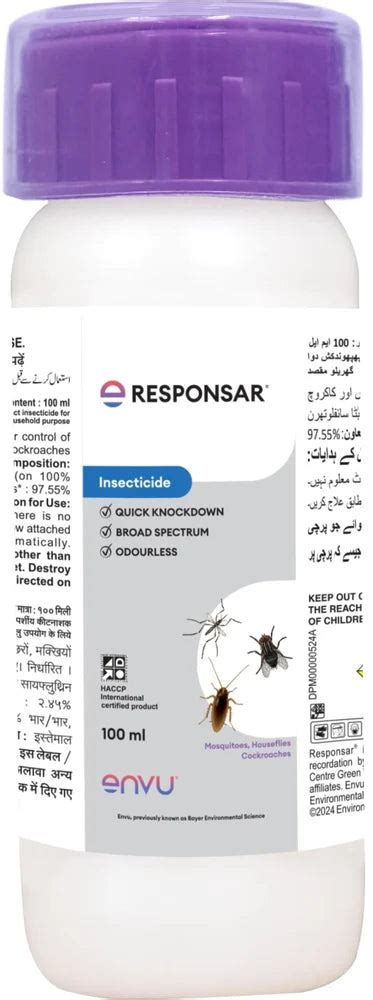 Bayer envu Responsar SC (Beta cyfluthrin 2.45% SC) - Insecticide for H ...