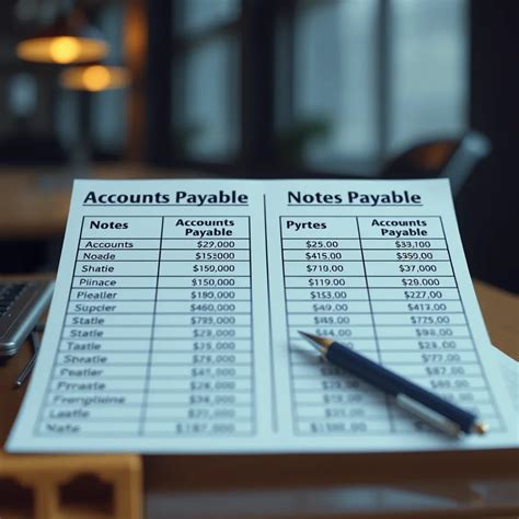 Key Differences Between Accounts Payable and Notes Payable