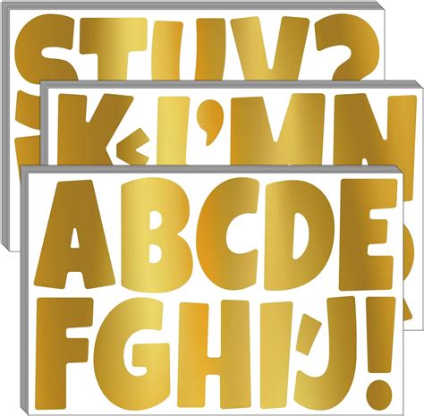 Amazon.com: Bemeol Bulletin Board Letters Set 18 Sheets 3 Inch Alphabet ...