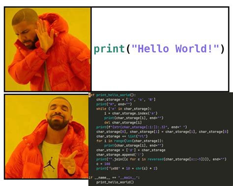 Image result for Python Syntax Meme HelloWorld