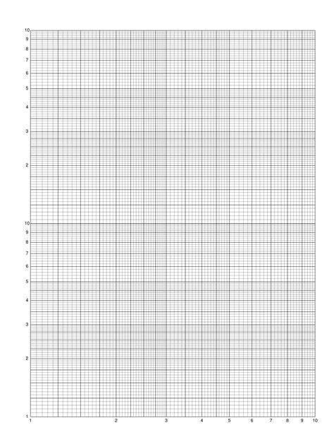 Semi Log Graph Paper PDF - Graph Paper HD