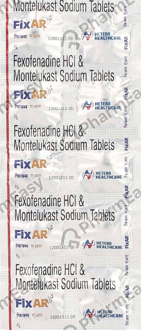 Fix Ar Strip Of 10 Tablets: Uses, Side Effects, Price & Dosage | PharmEasy