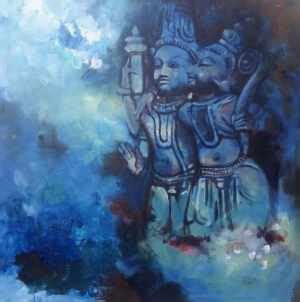 Buy Painting Indian Style Sculpture Artwork No 14162 by Indian Artist ...