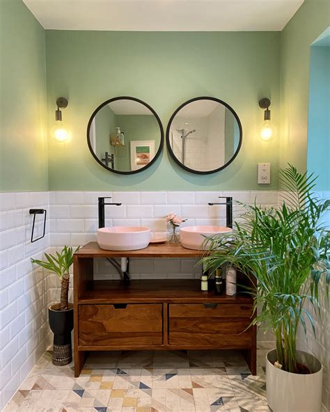 Half And Half Bathroom Tiles