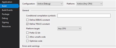 Image result for Visual Studio Configuration Manager Settings