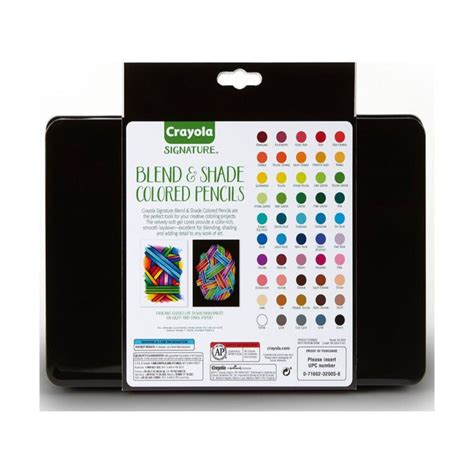 Crayola Signature Blend & Shade Colored Pencils, 50 Count — Toycra