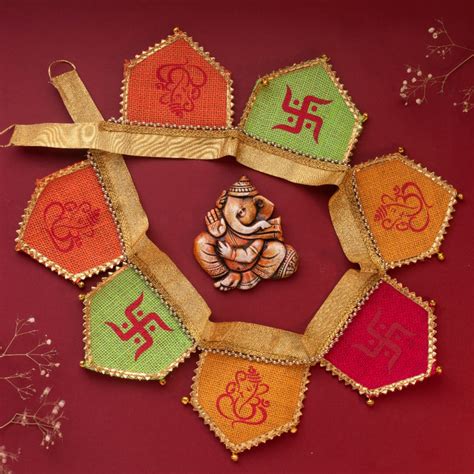 Multi Color Jute and Handmade Toran – ServDharm