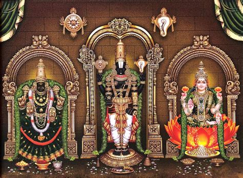 Lord Venkateswara And Padmavathi