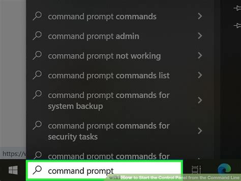 Image result for Command Line Control Panel