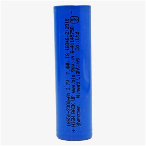 2000mAh 18650 Li-ion Rechargeable Battery - Original – QuartzComponents