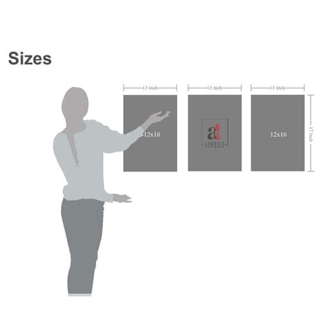 ‰Û?Art Street Set of 3 Wall Art Canvas Painting with Frame Luxury Deco ...