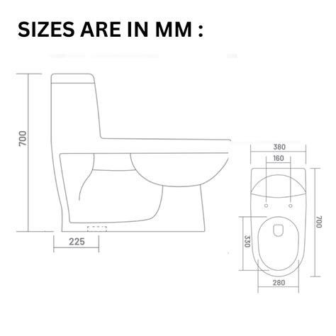 InArt Ceramic European Water Closet | Floor Mounted Western Toilet Com ...