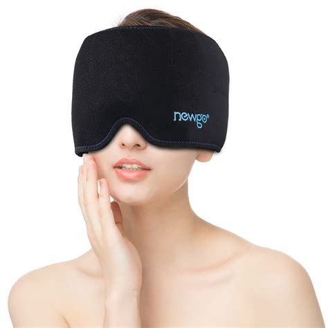 NEWGO®Headache Migraine Hat with Ice Head Wrap for Injuries, Migraine ...