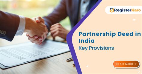 Key Provisions of a Partnership Deed in India - RegisterKaro