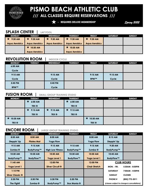 Group Fitness - Pismo Beach Athletic Club - Pismo Beach Athletic Club