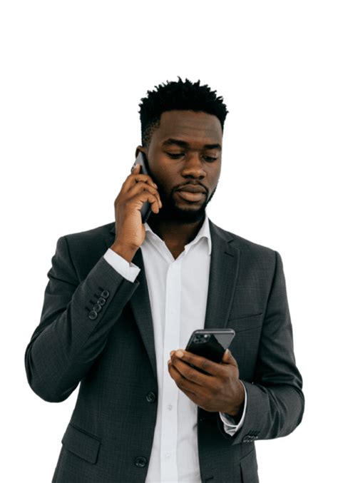 Business Man On Phone PNG 的图像结果