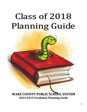 Fillable Online wcpss Class of 2018 Planning Guide - Wake County Public ...