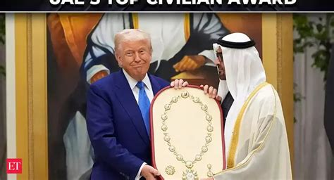 US President Donald Trump receives ‘Order of Zayed’, UAE’s top civilian ...