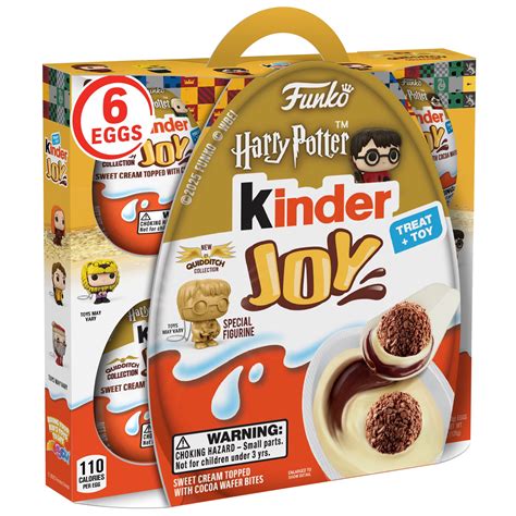 Kinder Joy Chocolate Candy Covered Eggs, Harry Potter Funko Collection ...