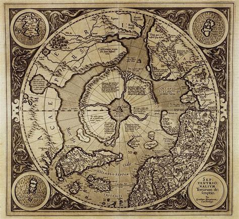 Old Map of World 的图像结果