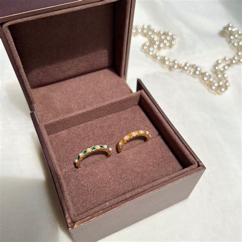 birthstone&pearl ring | u+ produce by umi