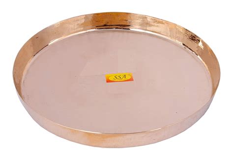 Pure Bronze (Kansa) Thali | Dinner Set - (6 Piece, Khomcha Luxury Desi ...