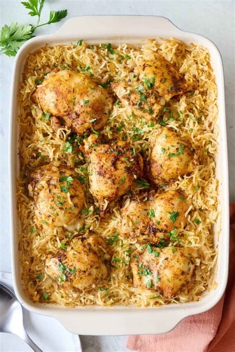 Maqluba {Upside-Down Chicken and Rice} - Feel Good Foodie
