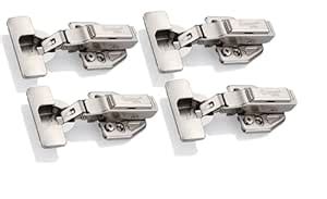 4-YOU MS Clip On Soft Close Concealed Hinges for Cabinet (Pack of 2 Set ...