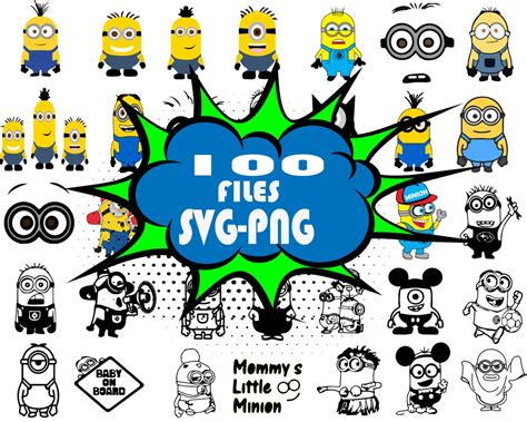 Buy Minions Svg, Minions Png Files, Layered Svg Minions Files, Cartoon ...