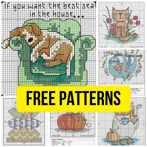 Free Small Cross Stitch Patterns with Cats and Dogs | Вышивки дисней ...