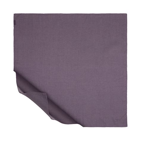 Fig Purple Striped Cotton Scarf | Ipekevi