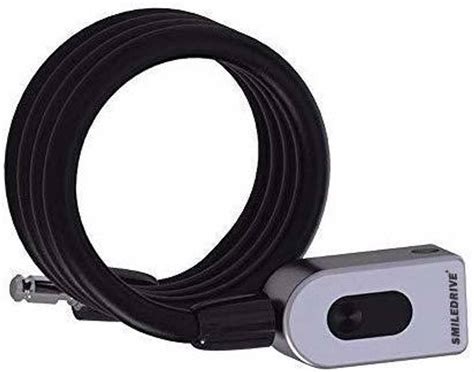 Smiledrive Smart Keyless Bike Lock Bluetooth Cable Locks for Bicycles ...
