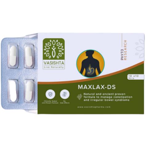 Buy Vasishta Maxlax-ds - Ingredients & Dosage