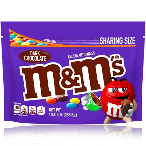 M&M's Dark Chocolate Resealable Share 286g – United Sweets