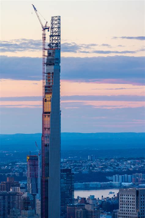 世界最‘瘦长’的摩天大楼即将于纽约封顶完工 | ArchDaily