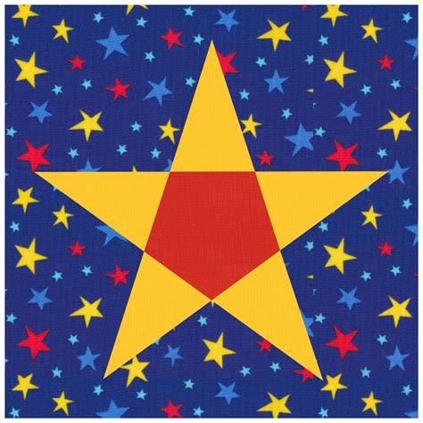 iThinksew - Patterns and More - Five Pointed Star in Space – nine size ...