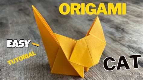 Origami Cat Tutorial 的图像结果