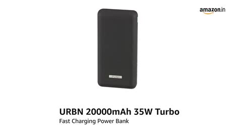 Watch URBN 20000mAh 35W Turbo Fast Charging Power Bank | Dual Output ...