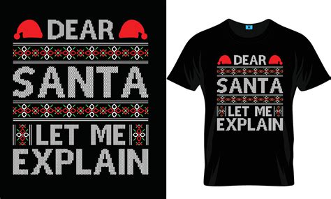 Ugly Christmas T-shirt Design 29753119 Vector Art at Vecteezy