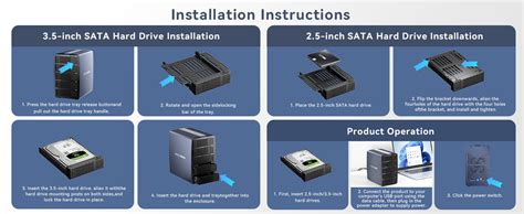Acasis 20Gbps 5-Bay 2.5/3.5 Inch USB-C to SATA HDD RAID Enclosure
