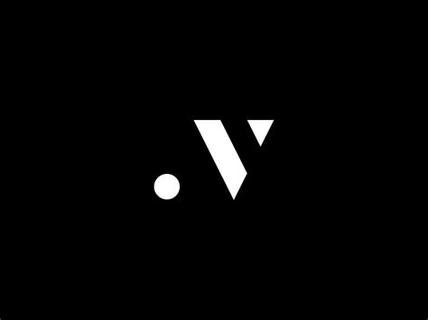 Vn logo monogram design template Royalty Free Vector Image
