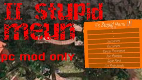 ii stupid menu showcase - YouTube