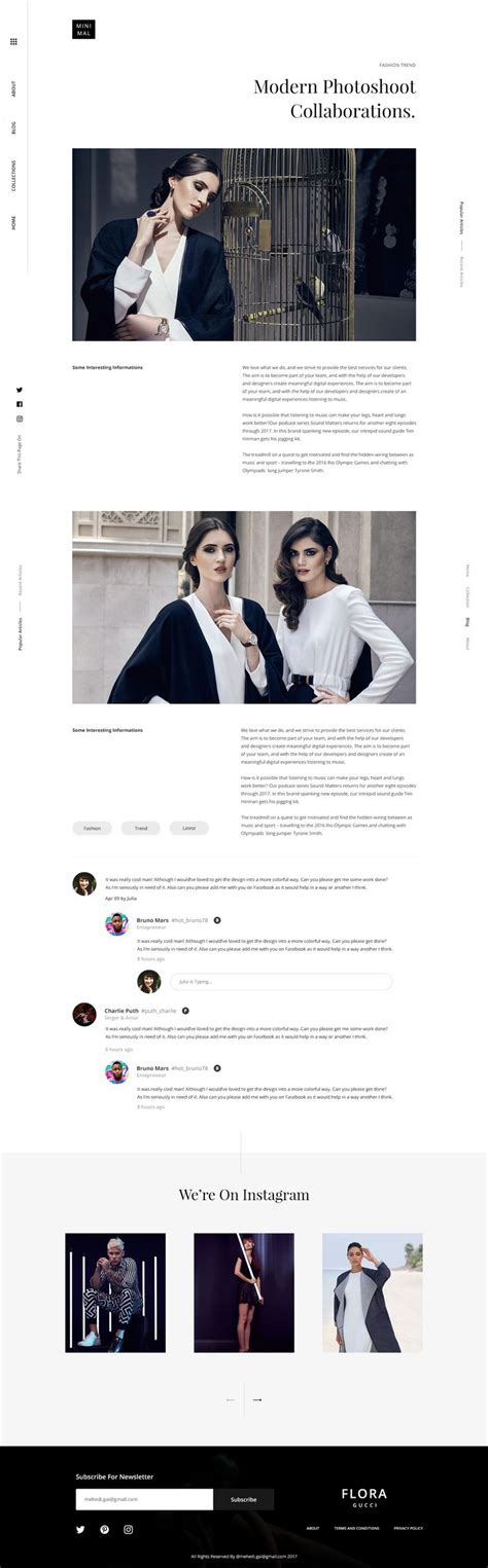 Blog Page Website 的图像结果