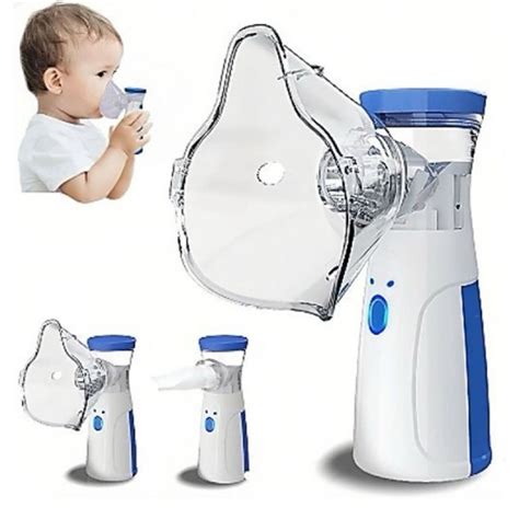 Vea los detalles de la imagen relacionada. Nebulizador Inalador Port&aacute;til Ultrass&ocirc;nico Recarreg&aacute;vel Adulto Infantil ...