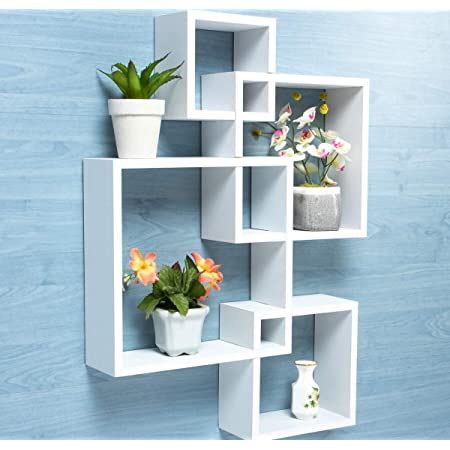 Woodkartindia Beautiful Big Wall Shelf Wall Rack Wall Shelves for Home ...