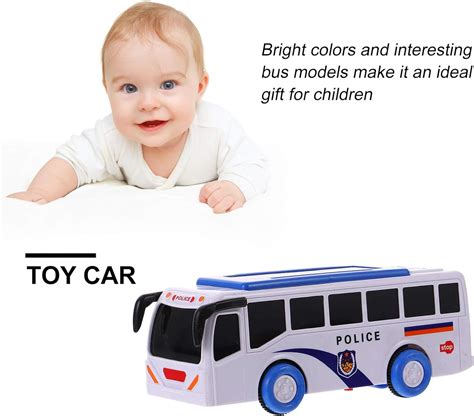 Buy Toyvian Police Car Model Toy, 1pc Kids Vehicle Toys School Bus Toy ...