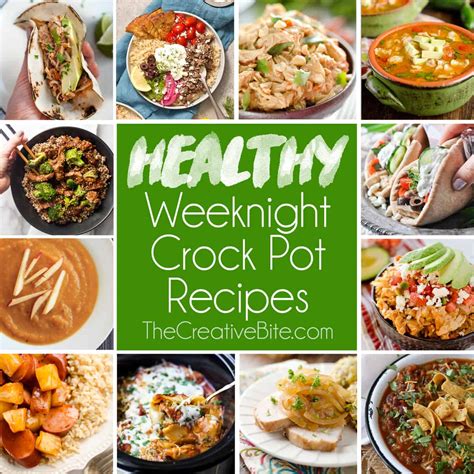 Healthy Weeknight Crock Pot Recipes