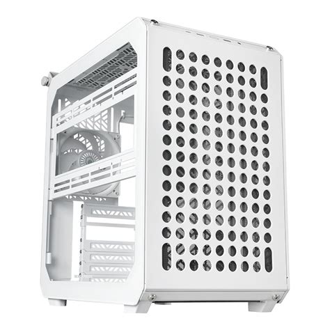 Cooler Master QUBE 500 Flatpack White Small High Airflow Mid-Tower ATX ...